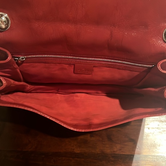 GUCCI x TOM FORD Blondie Calfskin Flap Siren Red Shoulder Bag - Picture 14 of 16